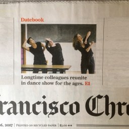 SF Chronicle – front page & Datebook cover story
