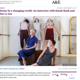 Daily Californian – Interview “Home in a changing world”