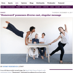 The Daily Californian – Dance Review ‘Homeward’ 2017