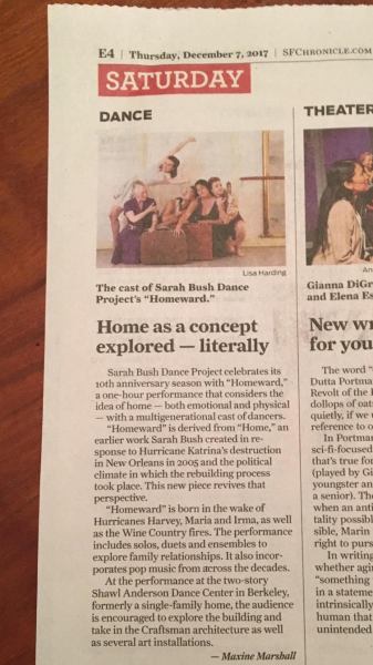 SBDP in SF Chronicle Up Front